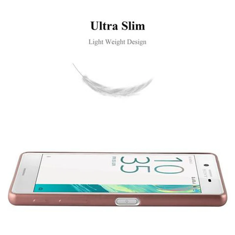 Cadorabo Hülle kompatibel mit Sony Xperia X Schutzhülle aus flexiblem TPU Silikon