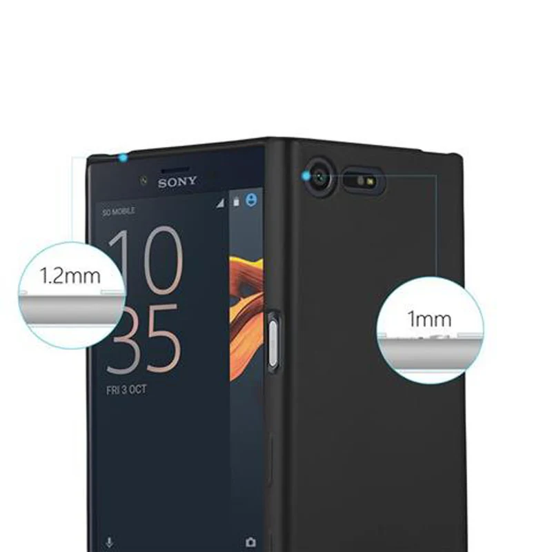Cadorabo Hülle kompatibel mit Sony Xperia X COMPACT Schutzhülle aus flexiblem TPU Silikon