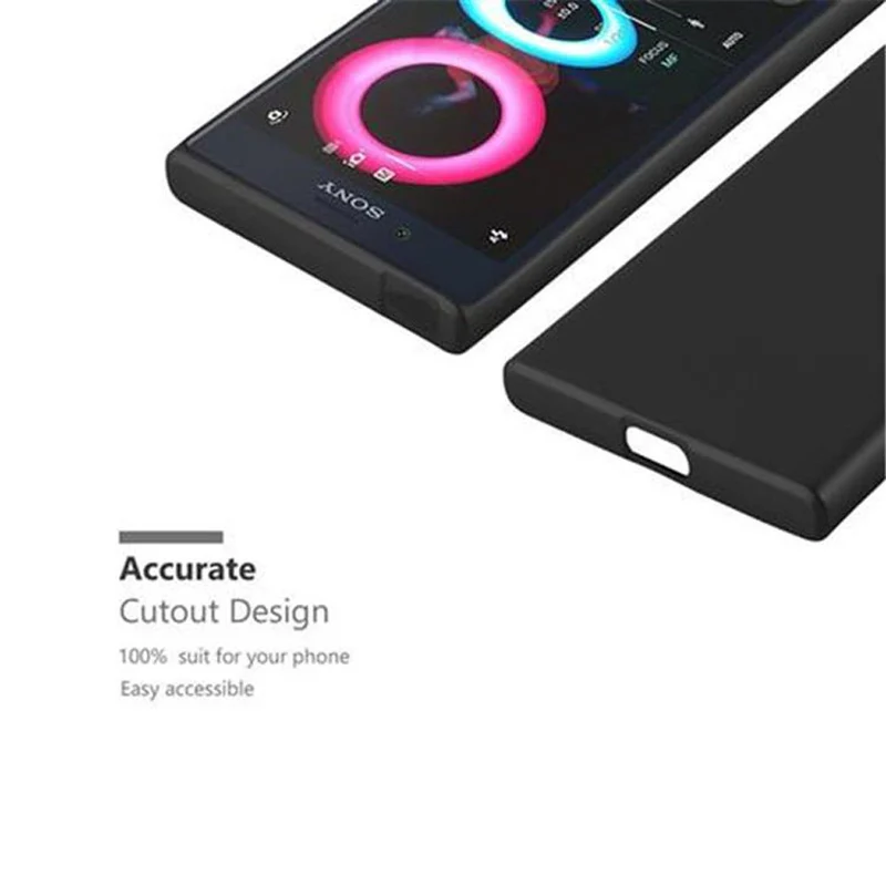 Cadorabo Hülle kompatibel mit Sony Xperia X COMPACT Schutzhülle aus flexiblem TPU Silikon