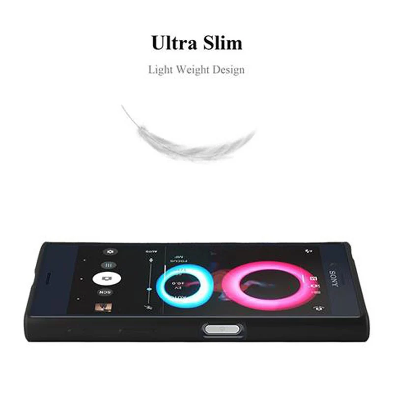 Cadorabo Hülle kompatibel mit Sony Xperia X COMPACT Schutzhülle aus flexiblem TPU Silikon