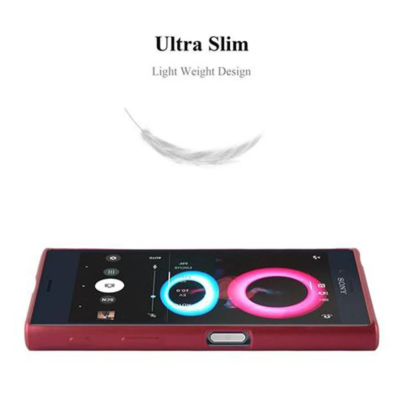 Cadorabo Hülle kompatibel mit Sony Xperia X COMPACT Schutzhülle aus flexiblem TPU Silikon