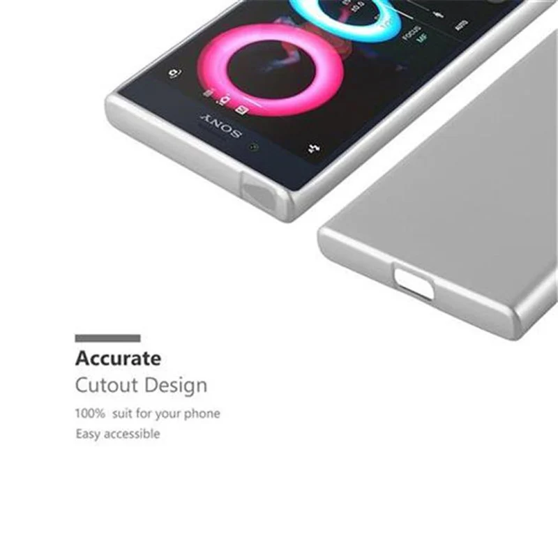 Cadorabo Hülle kompatibel mit Sony Xperia X COMPACT Schutzhülle aus flexiblem TPU Silikon