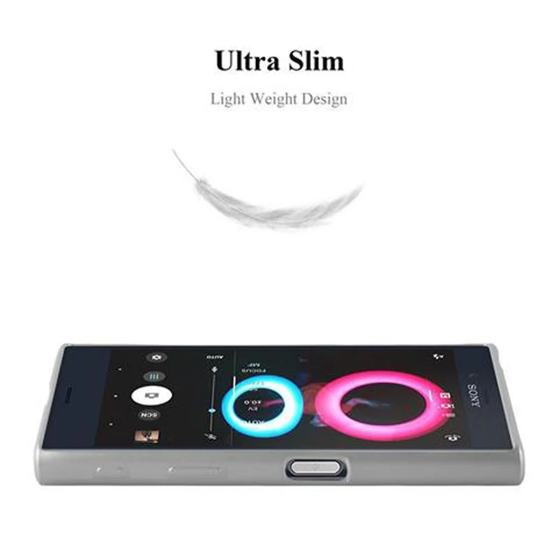 Cadorabo Hülle kompatibel mit Sony Xperia X COMPACT Schutzhülle aus flexiblem TPU Silikon