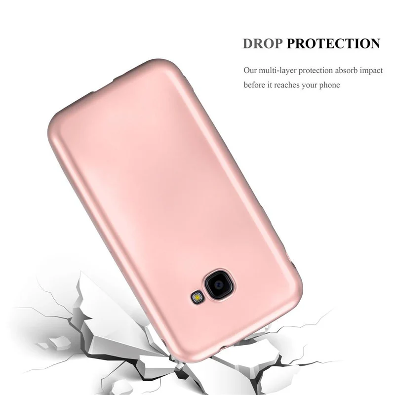 Cadorabo Hülle kompatibel mit Samsung Galaxy XCover 4 / XCover 4s Schutzhülle aus flexiblem TPU Silikon