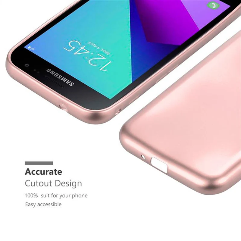 Cadorabo Hülle kompatibel mit Samsung Galaxy XCover 4 / XCover 4s Schutzhülle aus flexiblem TPU Silikon