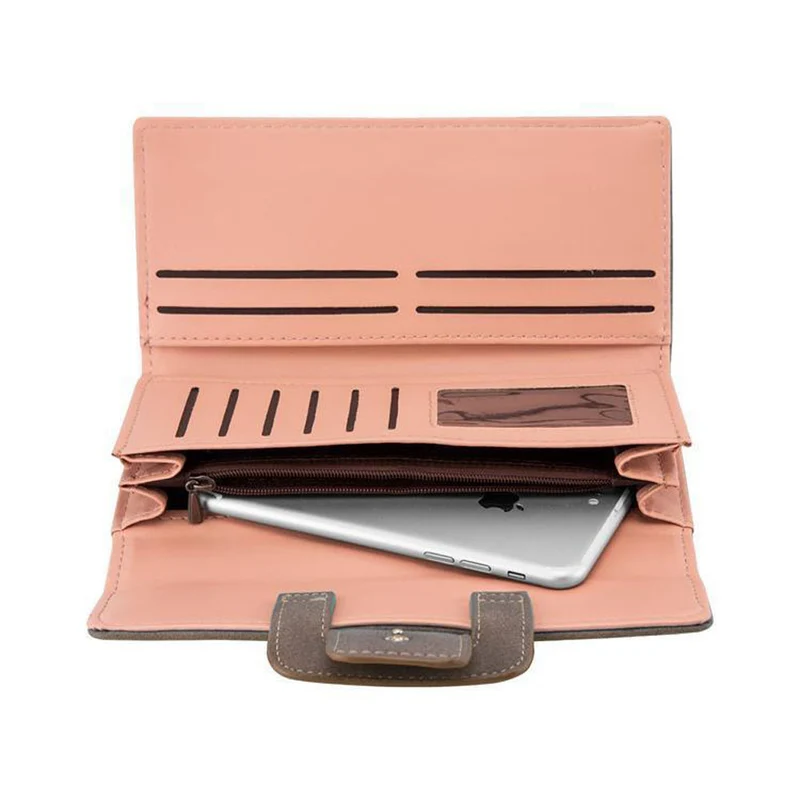 Cadorabo Universal 2-in-1 Geldbeutel in Wildleder-Optik mit Smartphone Fach, 10 Kartenfächern, 2 Fächer für Geldscheine und Druckknopf