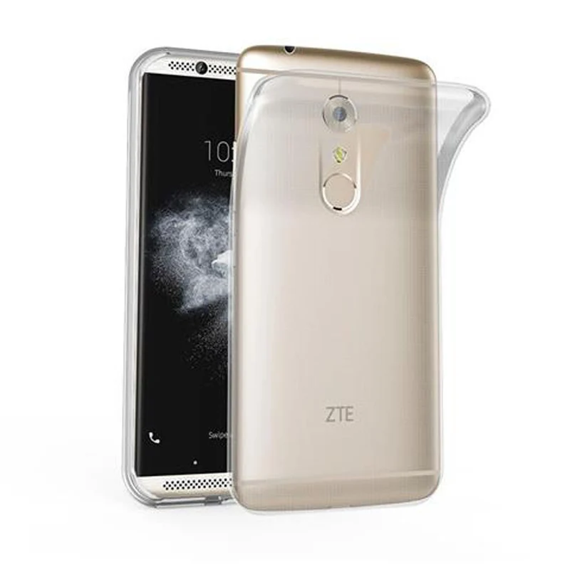 Cadorabo Hülle kompatibel mit ZTE Axon 7 Schutzhülle aus flexiblem TPU Silikon