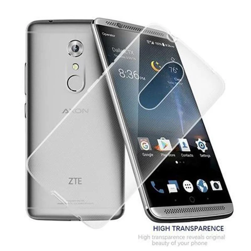 Cadorabo Hülle kompatibel mit ZTE Axon 7 Schutzhülle aus flexiblem TPU Silikon