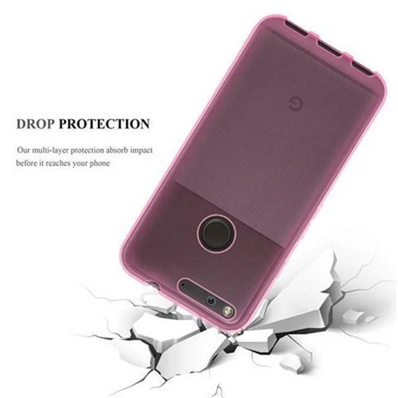 Cadorabo Hülle kompatibel mit Google PIXEL Schutzhülle aus flexiblem TPU Silikon