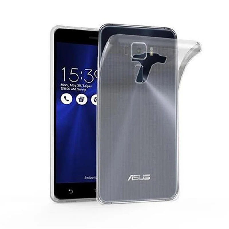Cadorabo Hülle kompatibel mit Asus ZenFone 3 DELUXE Schutzhülle aus flexiblem TPU Silikon