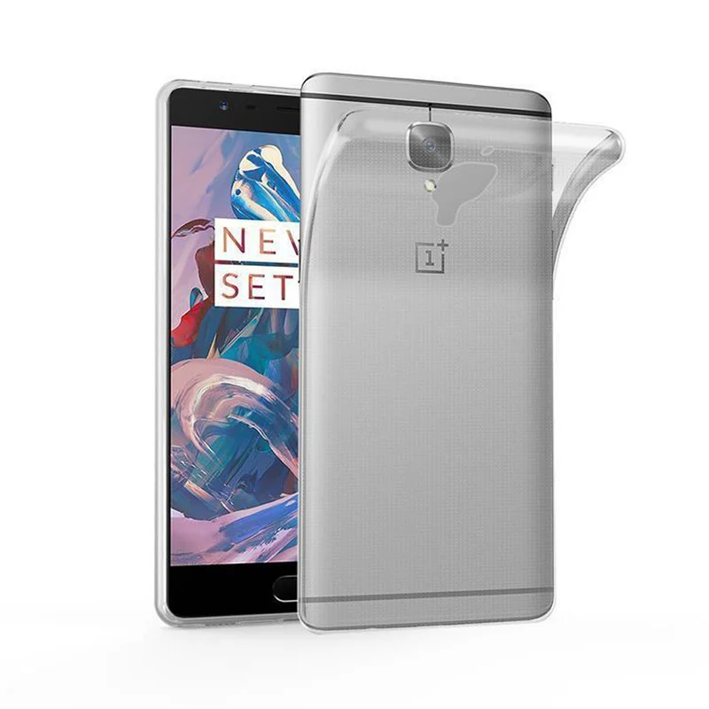 Cadorabo Hülle kompatibel mit OnePlus 3 / 3T Schutzhülle aus flexiblem TPU Silikon
