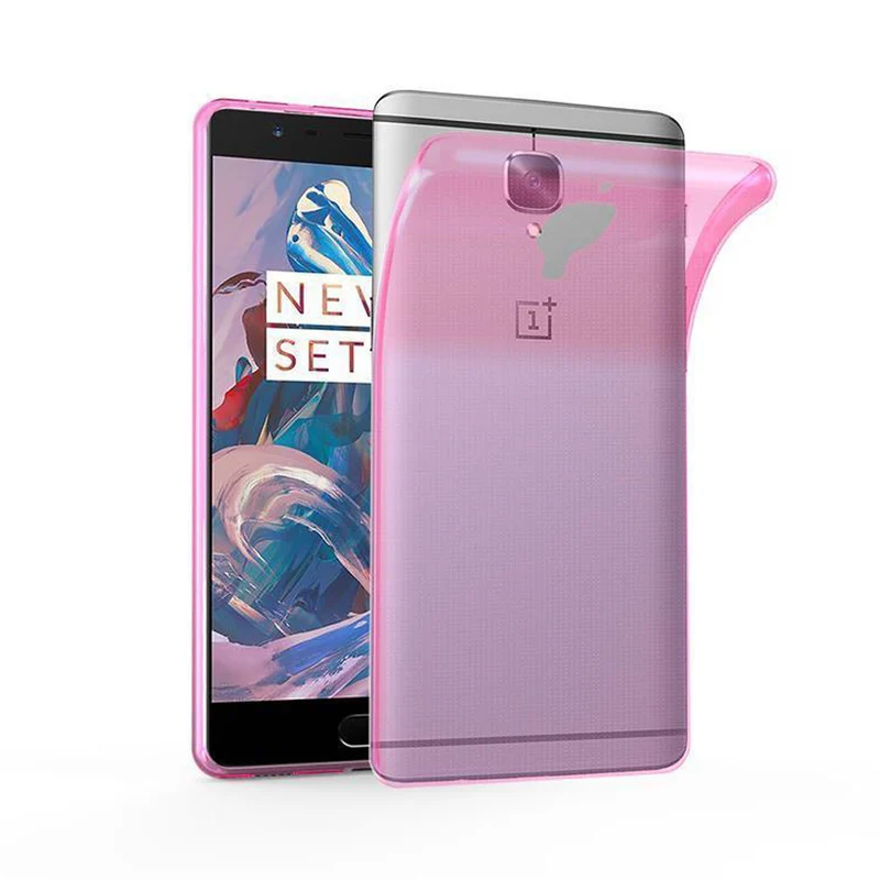 Cadorabo Hülle kompatibel mit OnePlus 3 / 3T Schutzhülle aus flexiblem TPU Silikon