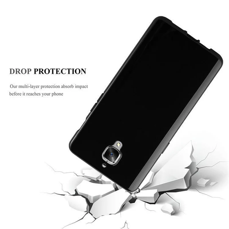 Cadorabo Hülle kompatibel mit OnePlus 3 / 3T Schutzhülle aus flexiblem TPU Silikon