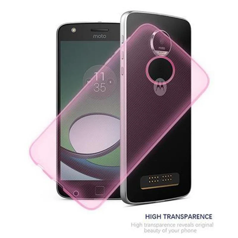 Cadorabo Hülle kompatibel mit Motorola MOTO X PLAY Schutzhülle aus flexiblem TPU Silikon