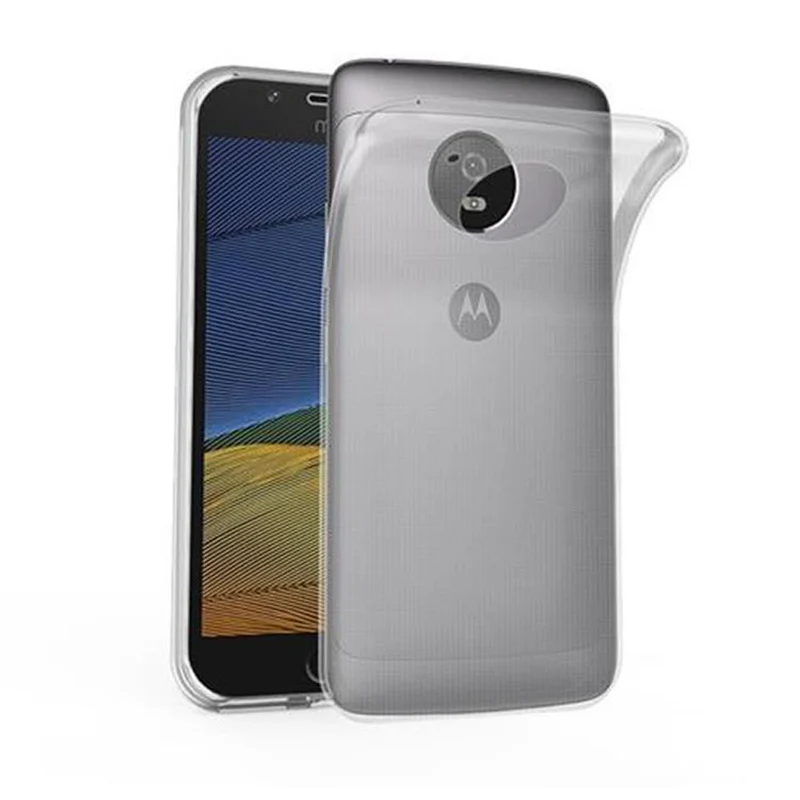 Cadorabo Hülle kompatibel mit Motorola MOTO G5 PLUS Schutzhülle aus flexiblem TPU Silikon