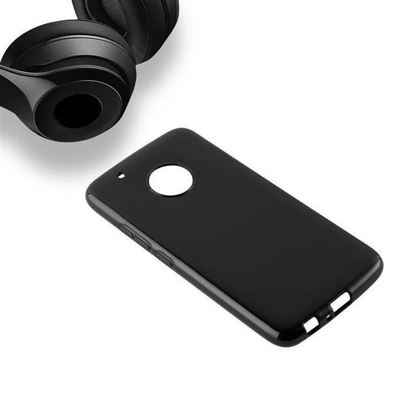 Cadorabo Hülle kompatibel mit Motorola MOTO G5 PLUS Schutzhülle aus flexiblem TPU Silikon