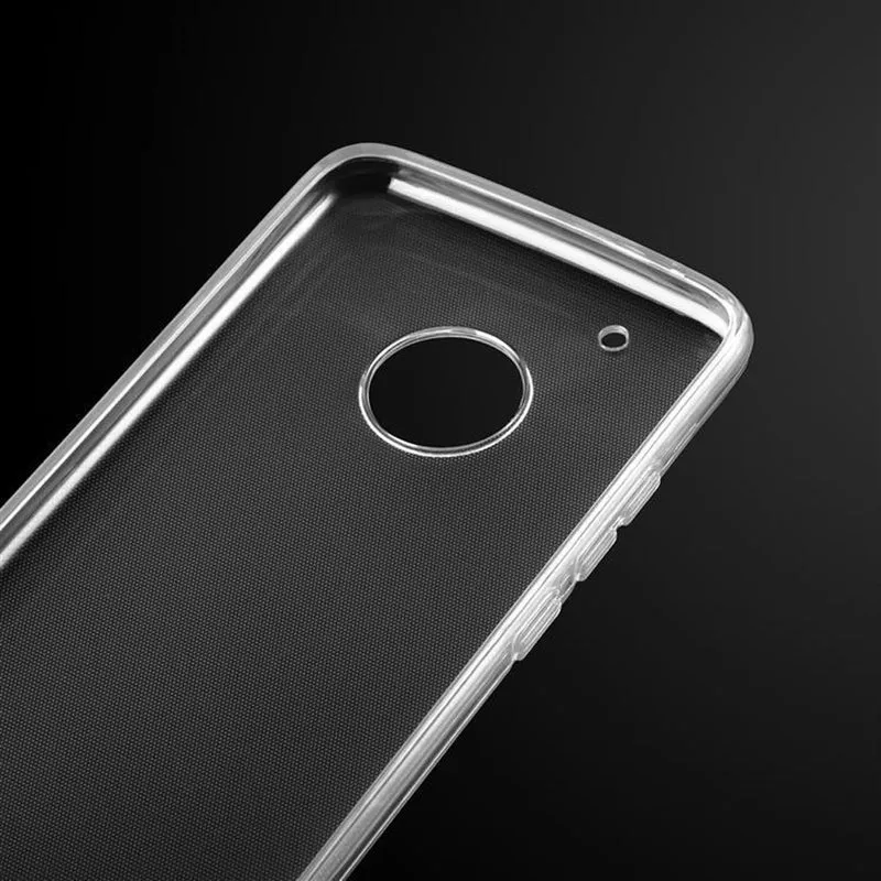 Cadorabo Hülle kompatibel mit Motorola MOTO G5 Schutzhülle aus flexiblem TPU Silikon
