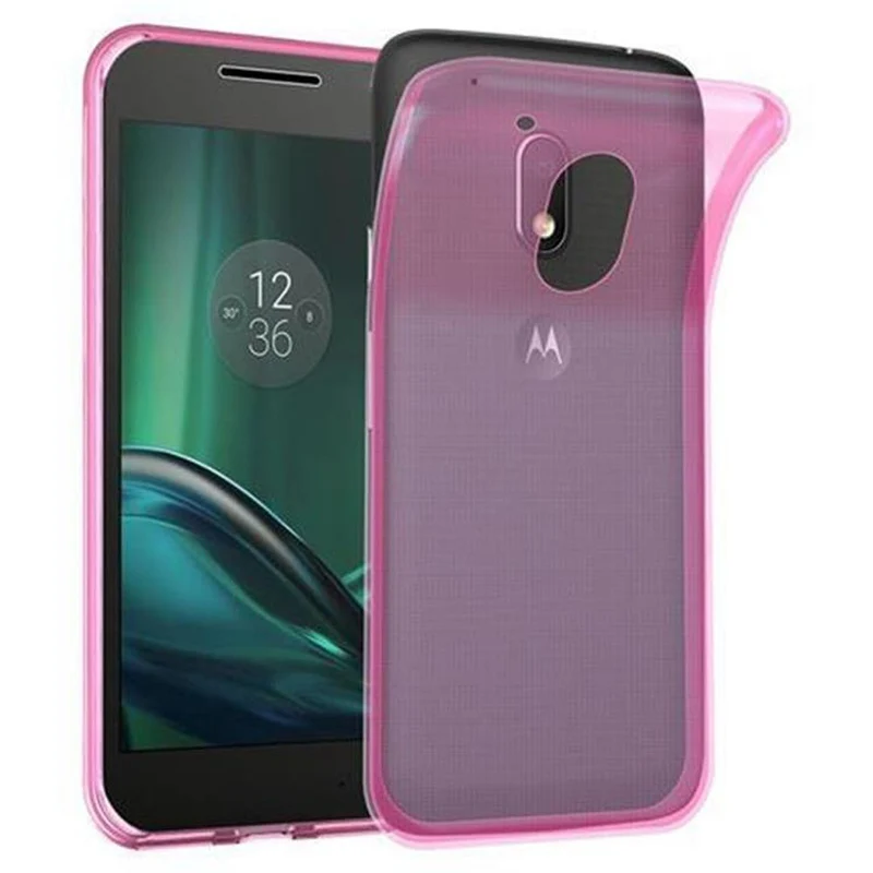 Cadorabo Hülle kompatibel mit Motorola MOTO G4 PLAY Schutzhülle aus flexiblem TPU Silikon