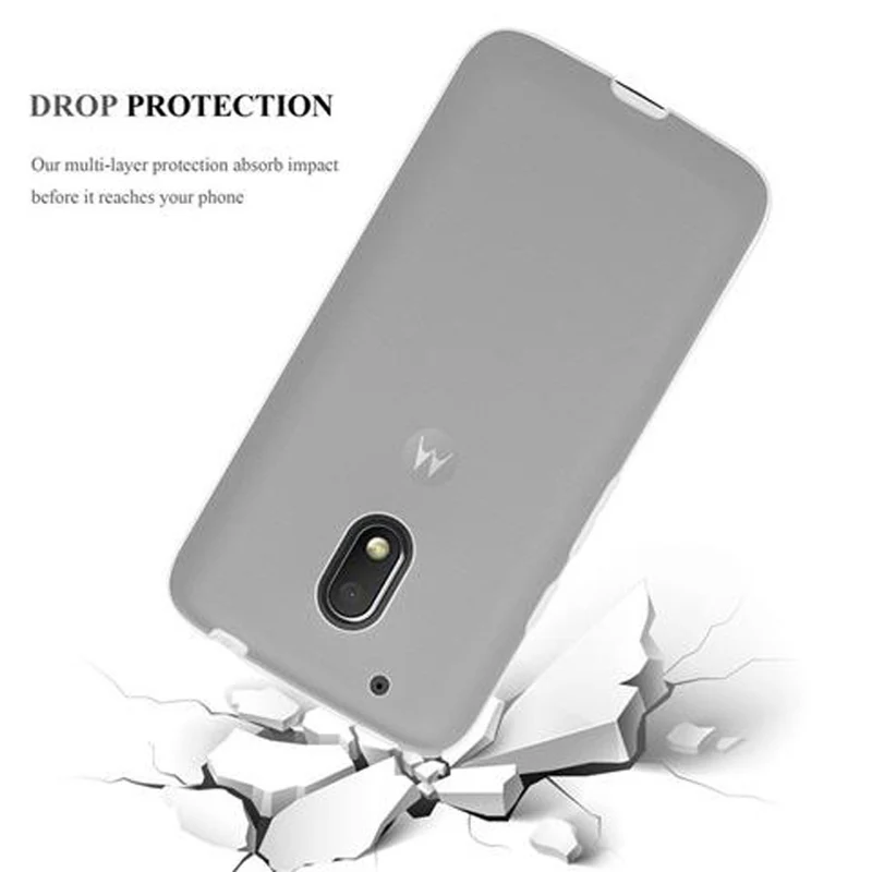 Cadorabo Hülle kompatibel mit Motorola MOTO G4 PLAY Schutzhülle aus flexiblem TPU Silikon