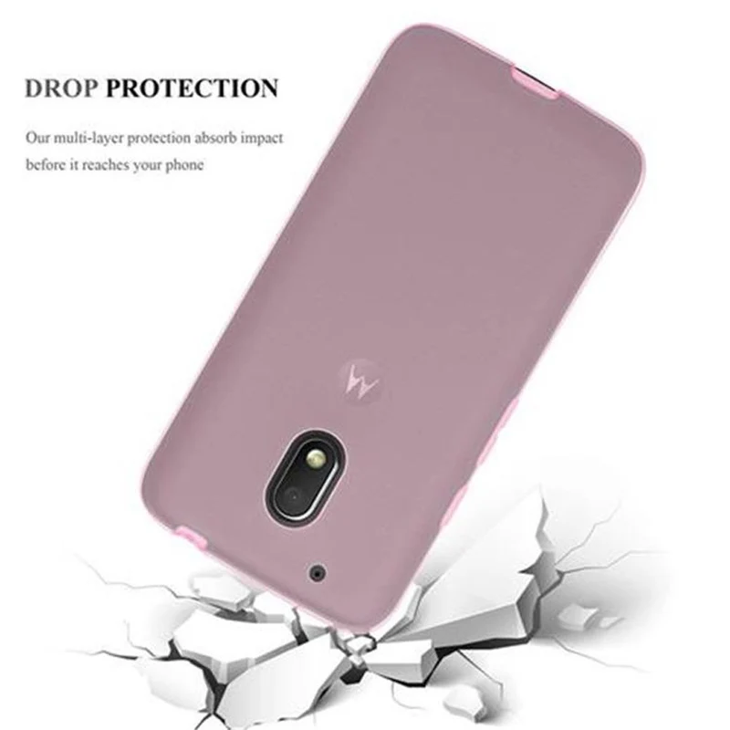 Cadorabo Hülle kompatibel mit Motorola MOTO G4 PLAY Schutzhülle aus flexiblem TPU Silikon