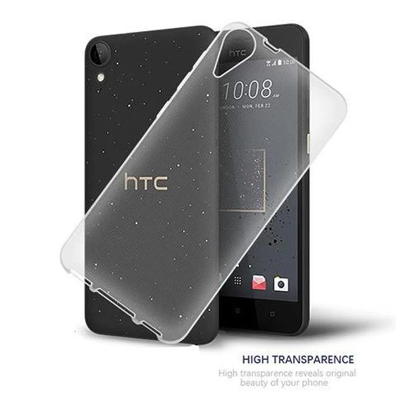 Cadorabo Hülle kompatibel mit HTC Desire 10 LIFESTYLE / Desire 825 Schutzhülle aus flexiblem TPU Silikon