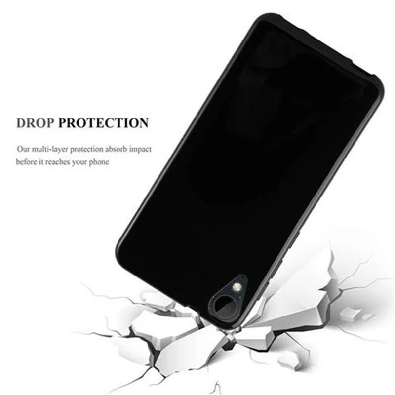 Cadorabo Hülle kompatibel mit HTC Desire 10 LIFESTYLE / Desire 825 Schutzhülle aus flexiblem TPU Silikon