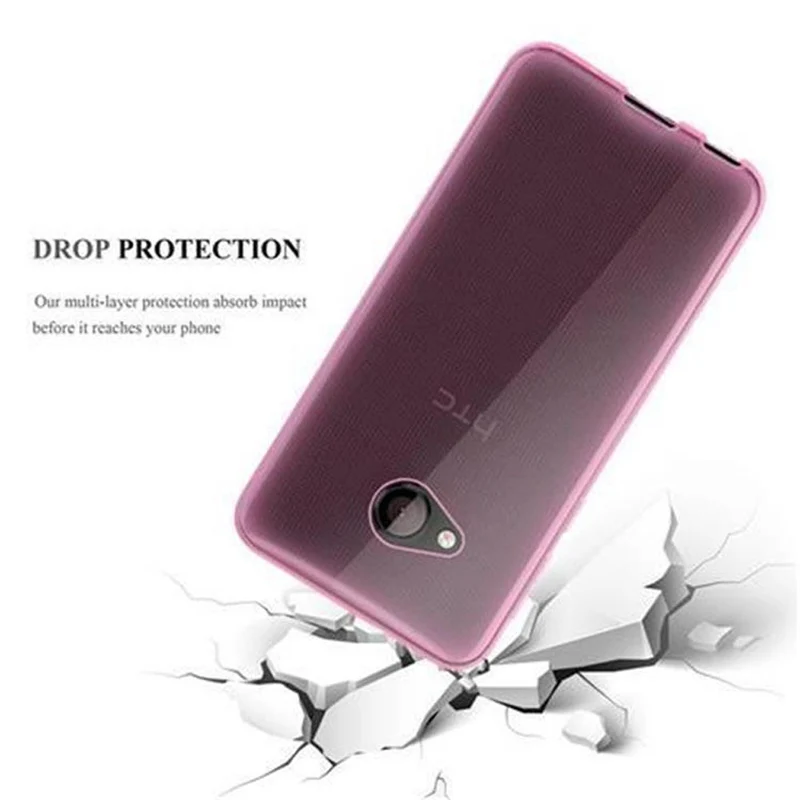 Cadorabo Hülle kompatibel mit HTC U PLAY Schutzhülle aus flexiblem TPU Silikon