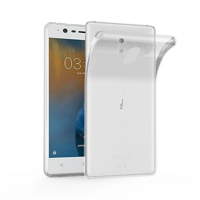Cadorabo Hülle kompatibel mit Nokia 3 2017 Schutzhülle aus flexiblem TPU Silikon