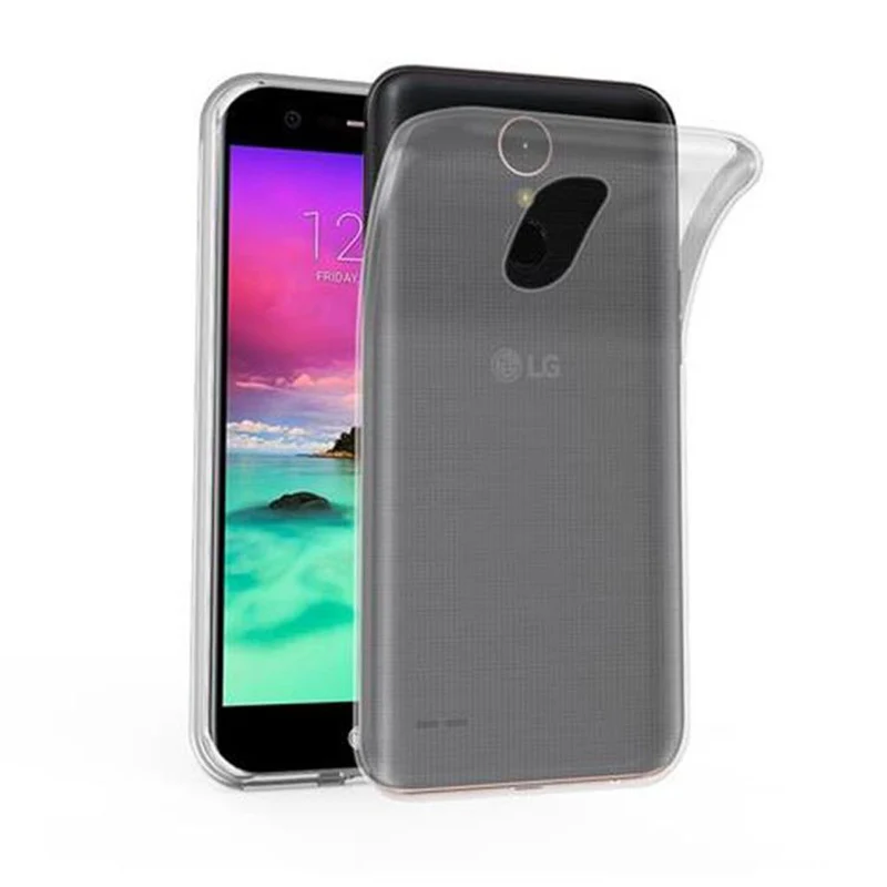 Cadorabo Hülle kompatibel mit LG K10 2017 Schutzhülle aus flexiblem TPU Silikon