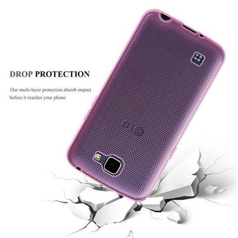 Cadorabo Hülle kompatibel mit LG K4 2016 Schutzhülle aus flexiblem TPU Silikon