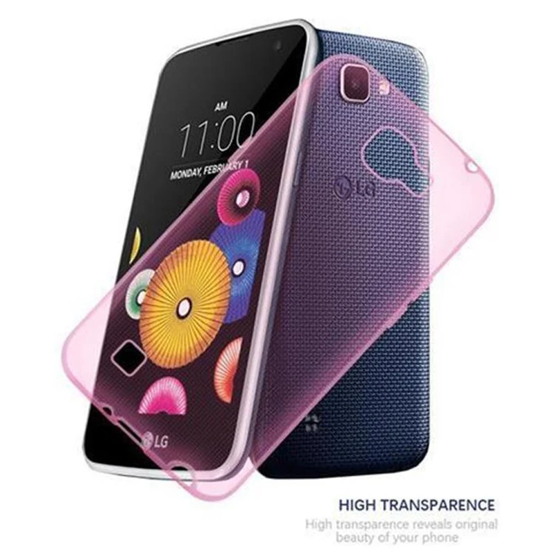 Cadorabo Hülle kompatibel mit LG K4 2016 Schutzhülle aus flexiblem TPU Silikon