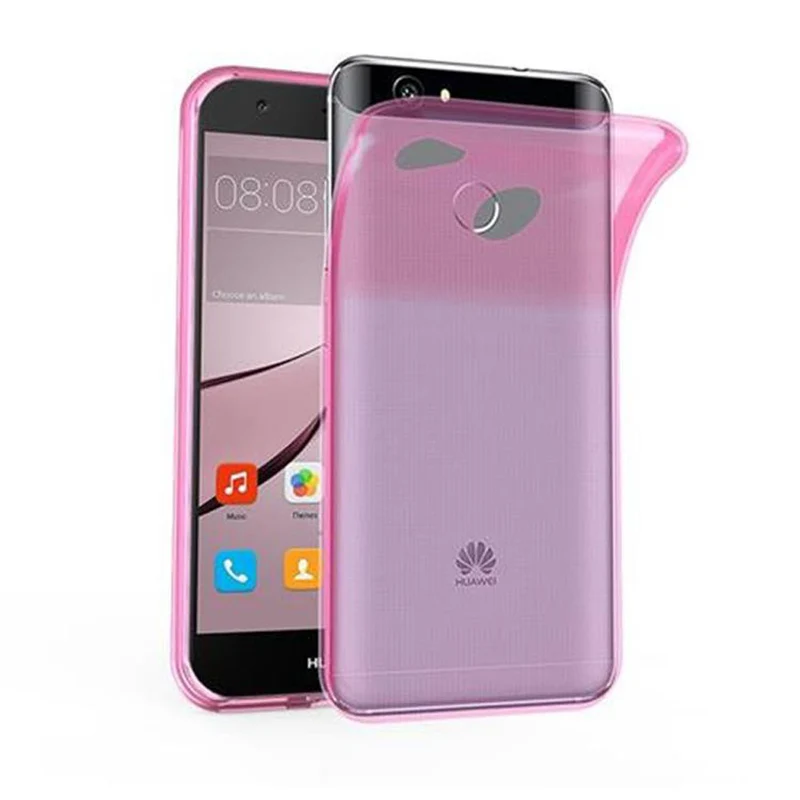 Cadorabo Hülle kompatibel mit Huawei NOVA Schutzhülle aus flexiblem TPU Silikon
