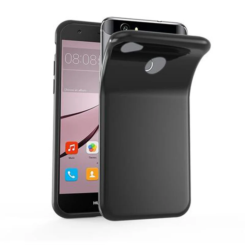 Cadorabo Hülle kompatibel mit Huawei NOVA Schutzhülle aus flexiblem TPU Silikon