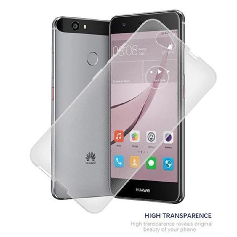 Cadorabo Hülle kompatibel mit Huawei NOVA Schutzhülle aus flexiblem TPU Silikon