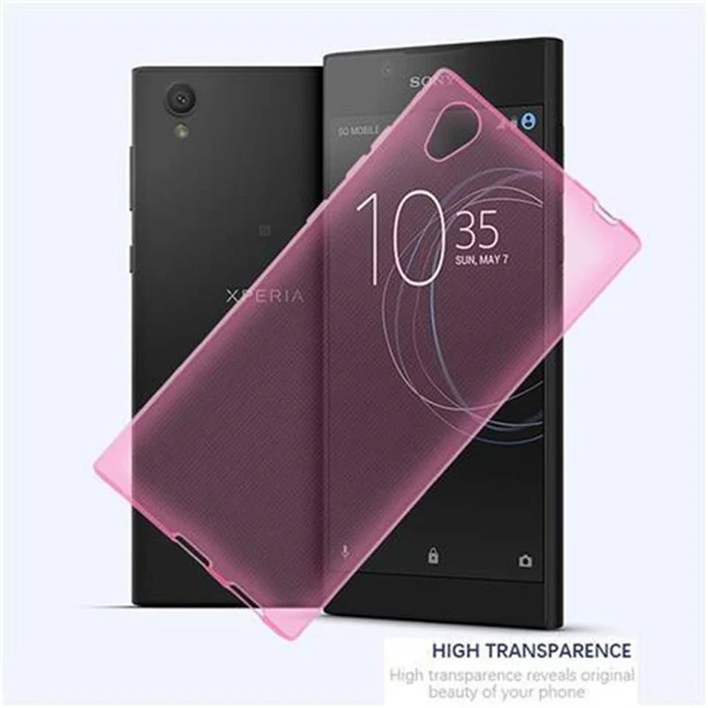 Cadorabo Hülle kompatibel mit Sony Xperia L1 Schutzhülle aus flexiblem TPU Silikon