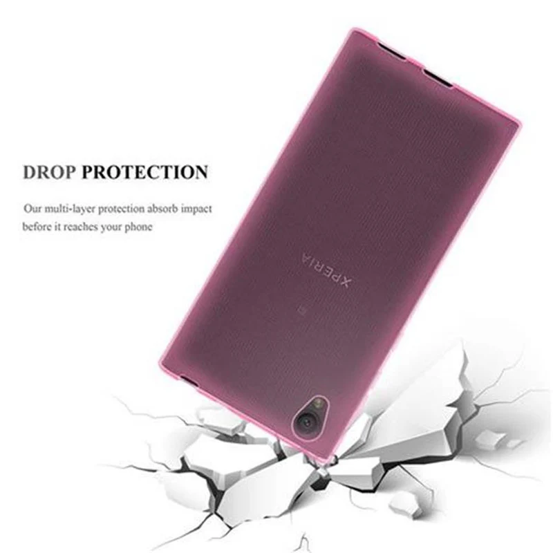 Cadorabo Hülle kompatibel mit Sony Xperia L1 Schutzhülle aus flexiblem TPU Silikon