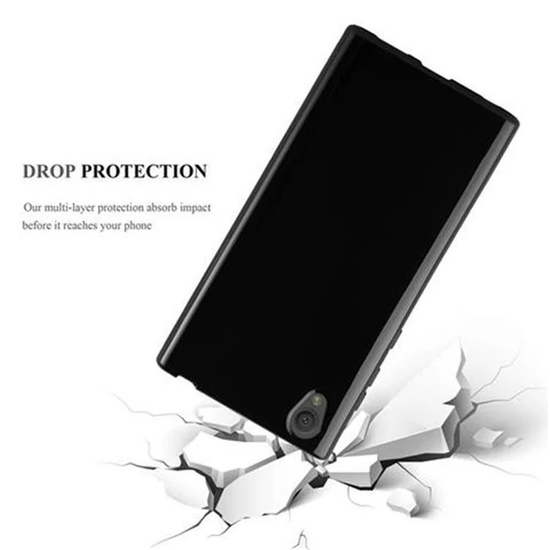 Cadorabo Hülle kompatibel mit Sony Xperia L1 Schutzhülle aus flexiblem TPU Silikon