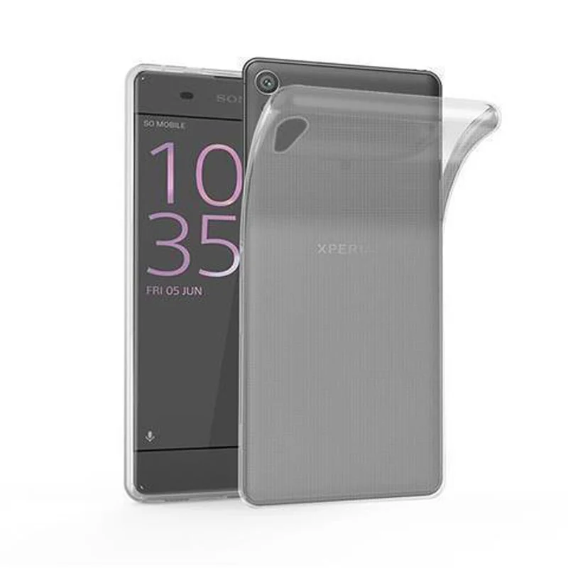 Cadorabo Hülle kompatibel mit Sony Xperia XA1 Schutzhülle aus flexiblem TPU Silikon