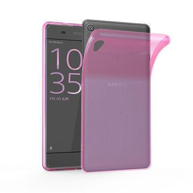 Cadorabo Hülle kompatibel mit Sony Xperia XA1 Schutzhülle aus flexiblem TPU Silikon