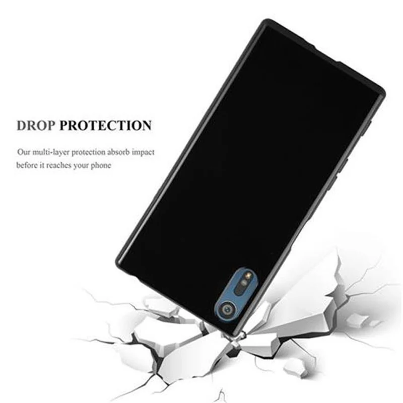 Cadorabo Hülle kompatibel mit Sony Xperia XZ / XZs Schutzhülle aus flexiblem TPU Silikon