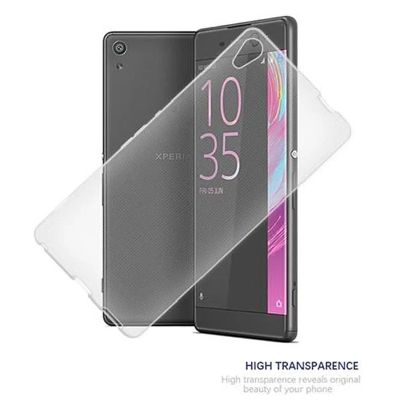 Cadorabo Hülle kompatibel mit Sony Xperia XA Schutzhülle aus flexiblem TPU Silikon