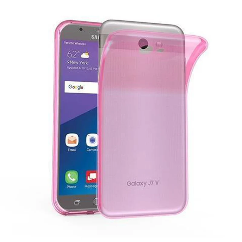 Cadorabo Hülle kompatibel mit Samsung Galaxy J7 2017 US Version Schutzhülle aus flexiblem TPU Silikon