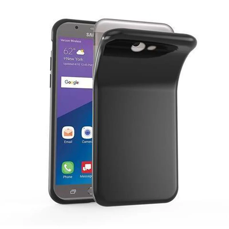 Cadorabo Hülle kompatibel mit Samsung Galaxy J7 2017 US Version Schutzhülle aus flexiblem TPU Silikon