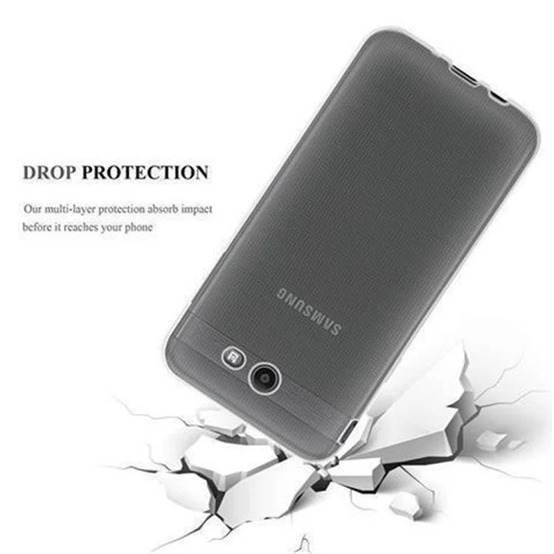 Cadorabo Hülle kompatibel mit Samsung Galaxy J7 2017 US Version Schutzhülle aus flexiblem TPU Silikon
