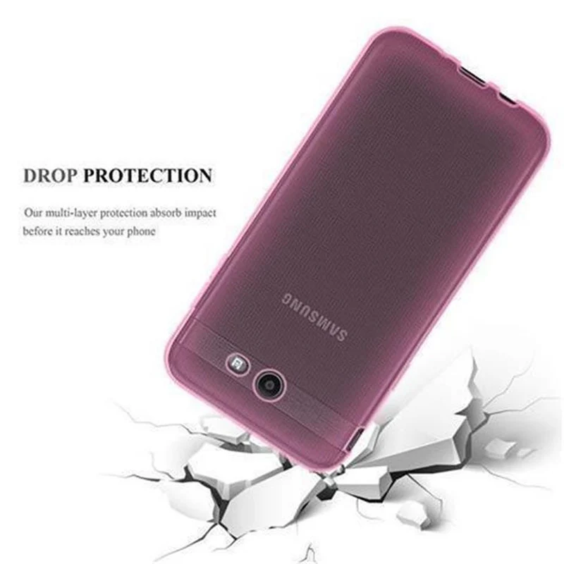 Cadorabo Hülle kompatibel mit Samsung Galaxy J7 2017 US Version Schutzhülle aus flexiblem TPU Silikon