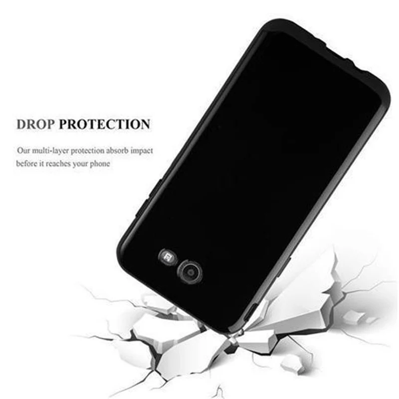 Cadorabo Hülle kompatibel mit Samsung Galaxy J7 2017 US Version Schutzhülle aus flexiblem TPU Silikon