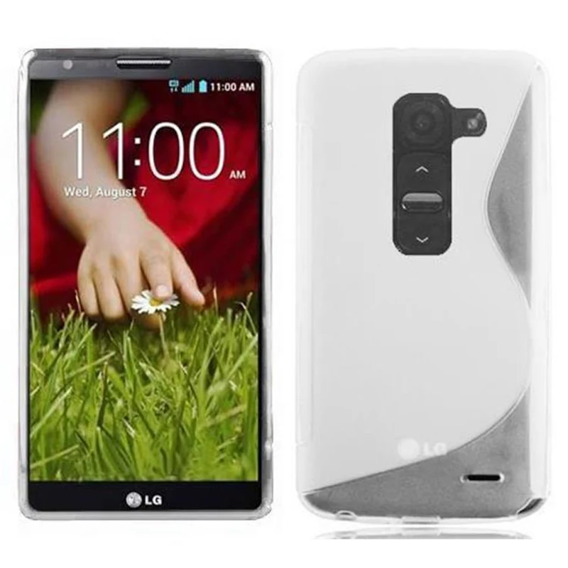 Cadorabo Hülle kompatibel mit LG G2 MINI Schutzhülle aus flexiblem TPU Silikon