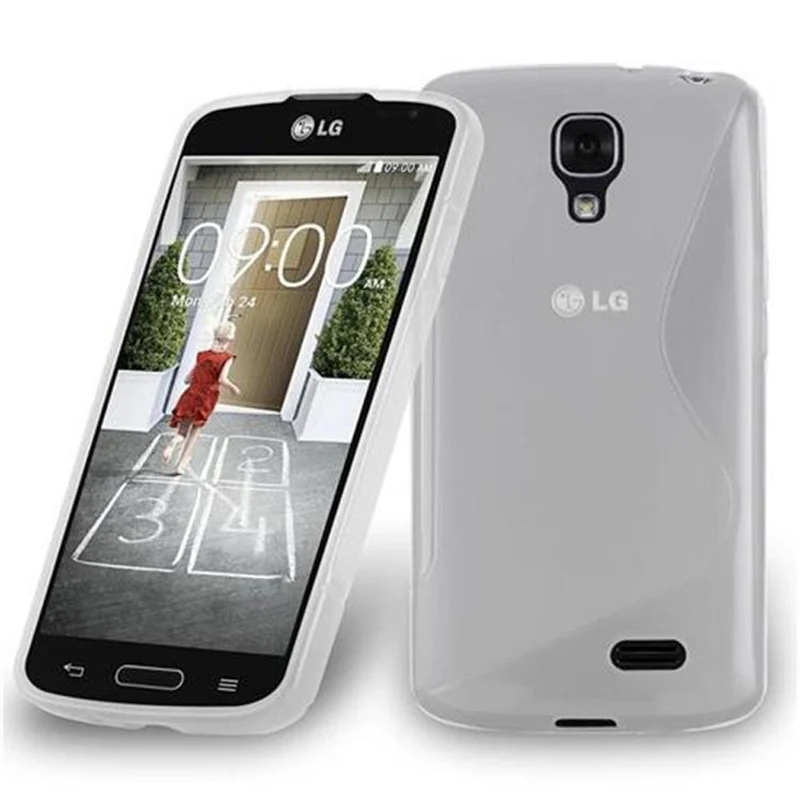 Cadorabo Hülle kompatibel mit LG F70 Schutzhülle aus flexiblem TPU Silikon