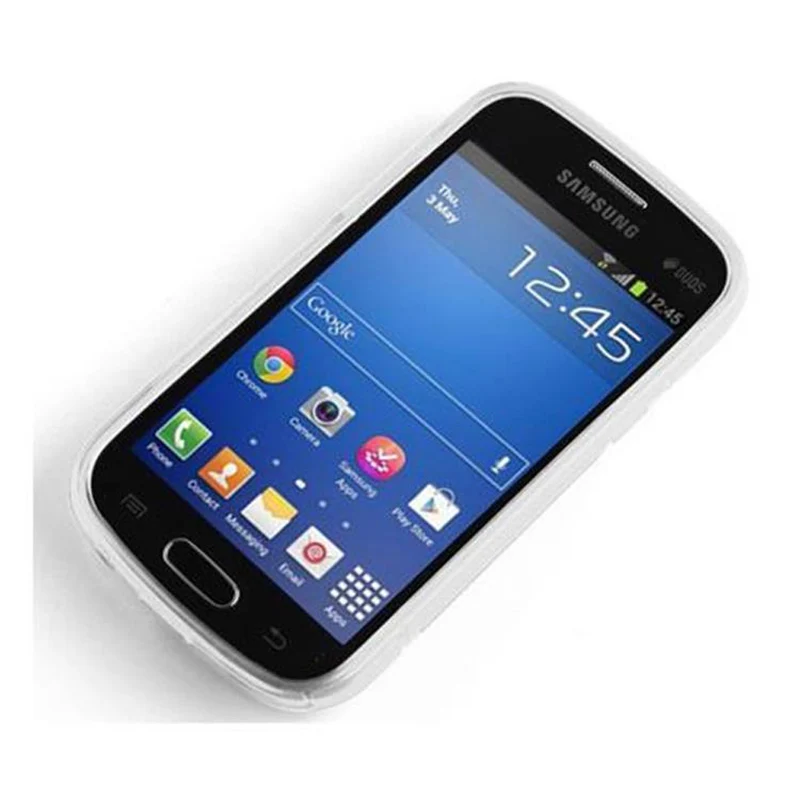 Cadorabo Hülle kompatibel mit Samsung Galaxy TREND LITE Schutzhülle aus flexiblem TPU Silikon