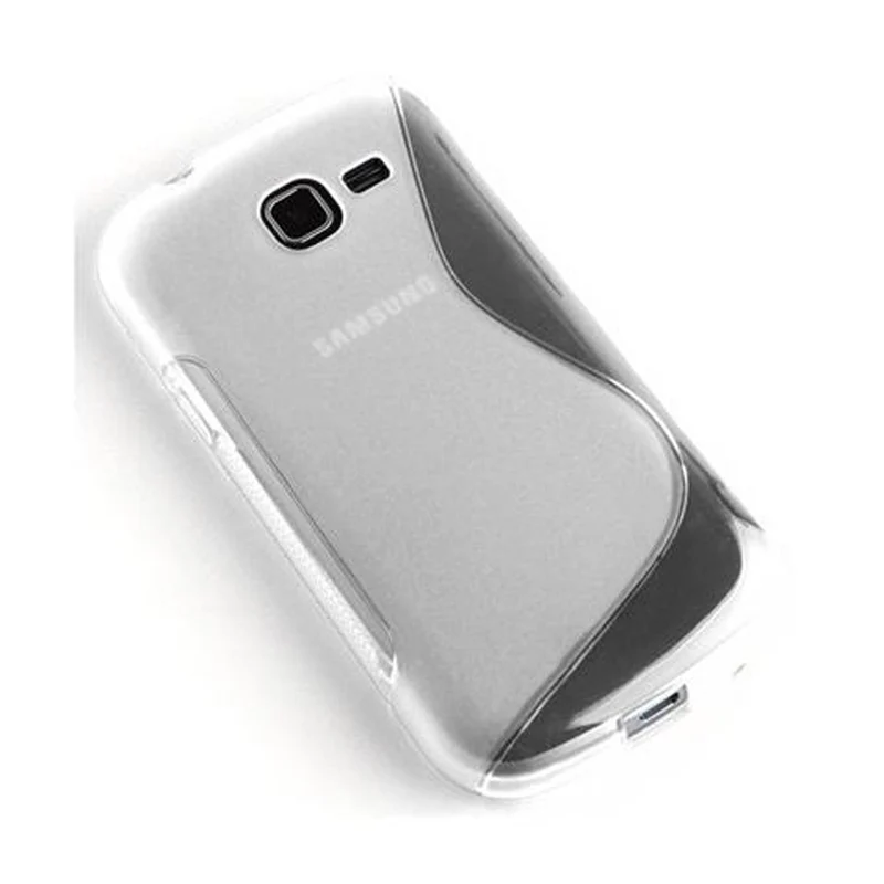 Cadorabo Hülle kompatibel mit Samsung Galaxy TREND LITE Schutzhülle aus flexiblem TPU Silikon